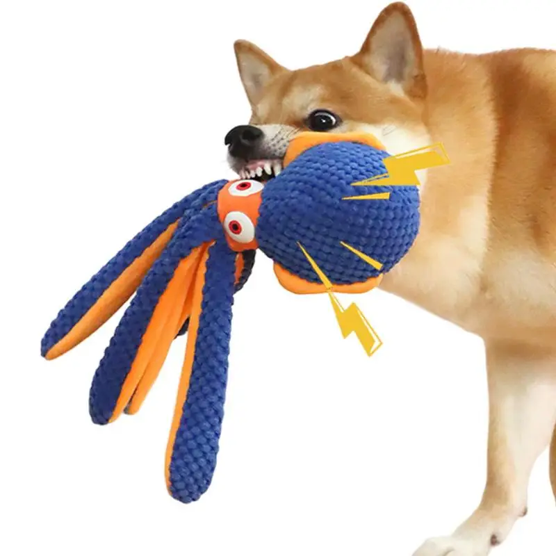 

Собака-осьминог, игрушки, кошка, собака, плюшевая игрушка, товары для собак, Интерактивная плюшевая жевательная игрушка для прорезывания зубов, игрушки для щенков на открытом воздухе