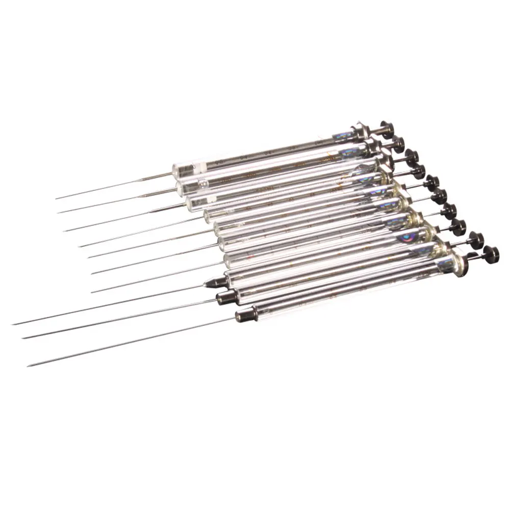 

For Gas 0.5 1 5 10 25 50 100 250 500 1000ul Microliter Syringe Gas Chromatographic Injector With Sharp Tip