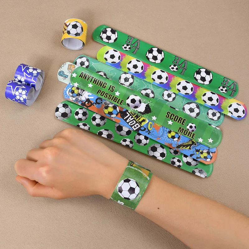 Soccer Party Favors Football Theme Bracelets Keychain Pin Ball Maze Game Toys Kids Birthday Party Pinata Fillers Christmas Gift