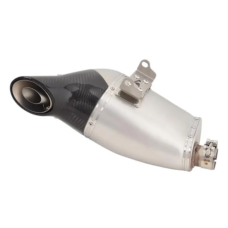Exhaust Tail Pipe For QJMOTOR SRK600SRK600RR 20-22 Motorcycle Escape Muffler Stainless Steel Carbon Head Removable DB Killer - Image 2