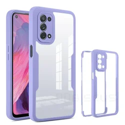 Ultimate 3 - in - 1 360° Full Protection Acrylic+TPU Phone Case - OPPO A79 5G (Purple)