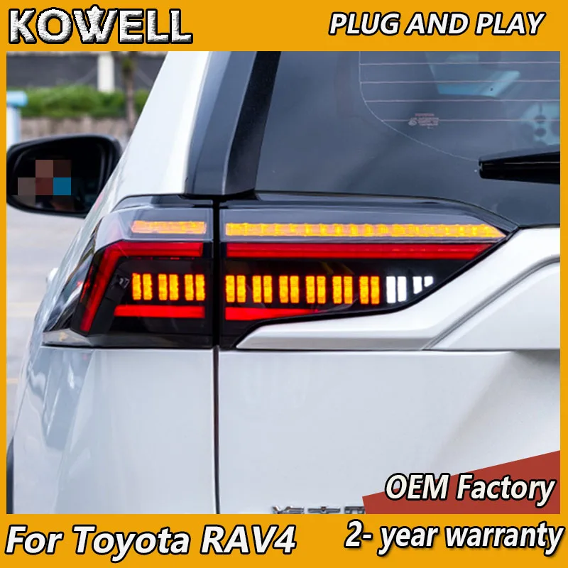 Car Styling for Toyota RAV4 Taillight 2019 2023 RAV4 Tail Lights DRL
