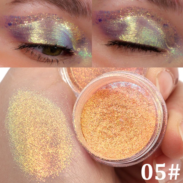 1Pc Holographic Eyeshadow Powder Monochrome Pigment Glitter Shimmer Eye  Shadow Palette Chameleon Metallic Matte Eye Makeup - Price history & Review, AliExpress Seller - Makeup Wonderland Store