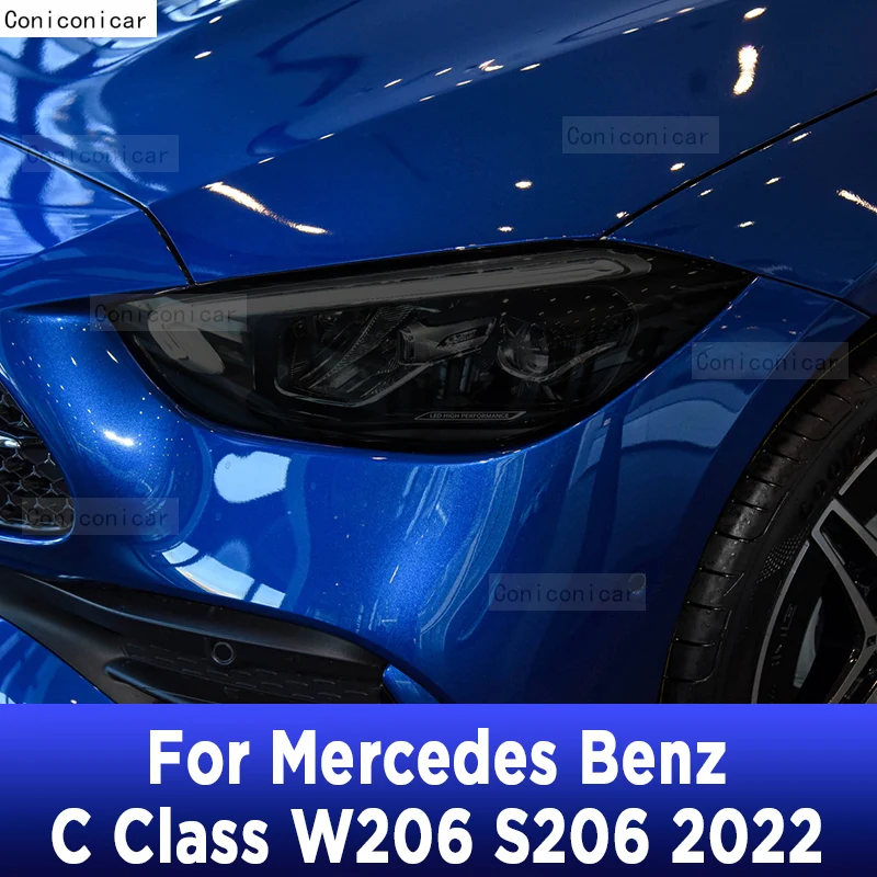 

2 шт., Стикеры для передних фар Mercedes Benz C Class W206 S206 2022