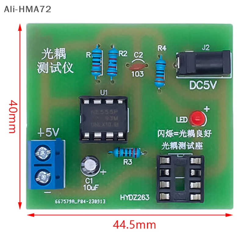 HMA72-Optocoupler Tester Kit Board Practice Welding DIY Electronic Product Spare Parts