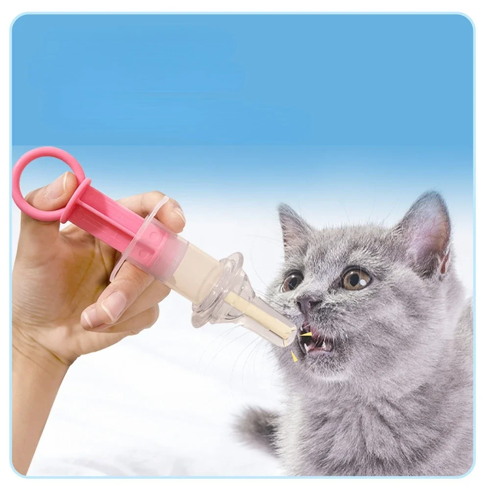 

Pet Medicine Syringe Tablet Pill Gun Piller Push Dispenser Medicine Water Milk Syringe Puppy Kitten Tube Feeder with Scale