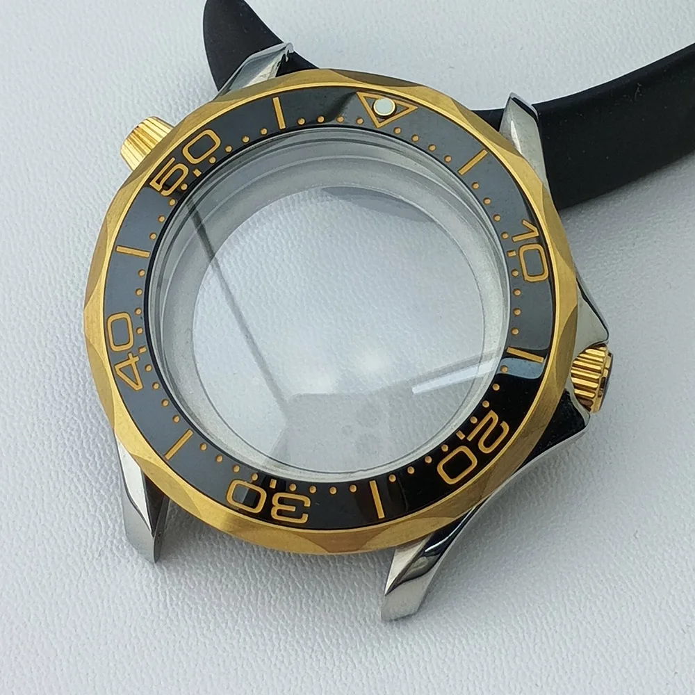 42mm Luxury Brand Men's watches case for NH34/NH35/NH36 Movement 20mm strap watch accessories Sapphire Wristwatches Watch Box