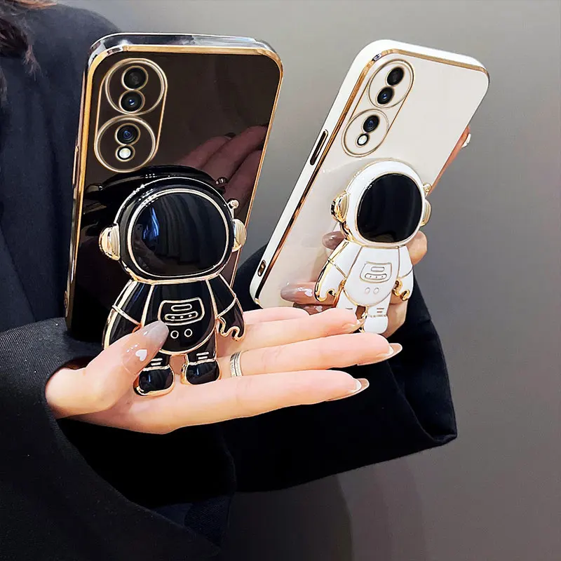 

Luxury Astronaut Holder Case For Honor 70 Pro Soft Cover For Honor 70 Phone Cases Honor70 Coque