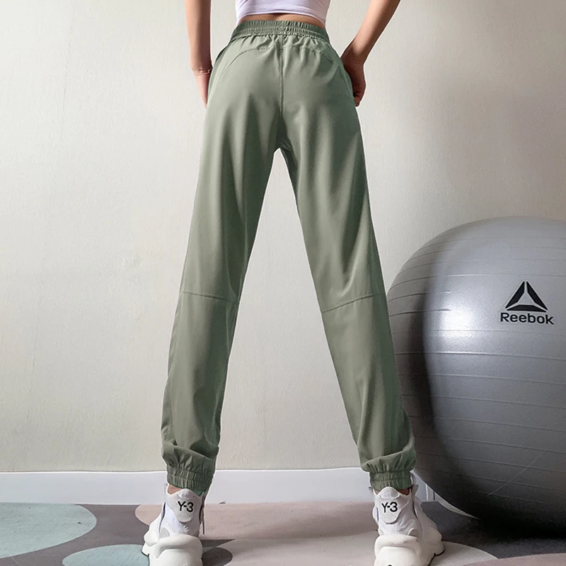 Women Training Pants Sports Trousers Exercise Fitness High Waist Tracksuit Pants Running Jogging Sweatpants Workout Yoga Pants 3