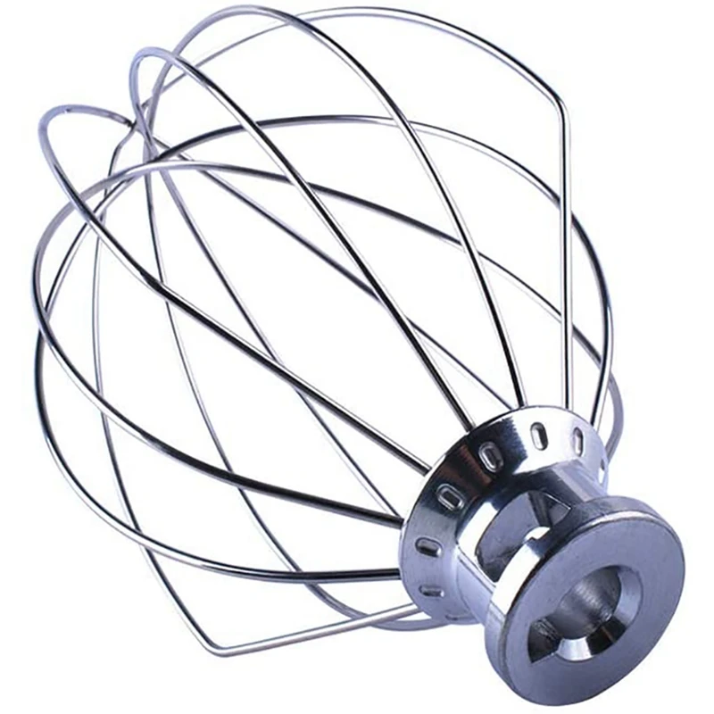 

10X Wire Whip Attachment For Tilt-Head Stand Mixer For Kitchenaid K5AWW 5 Quart KSM50, KSM5 Egg Cream Stirrer
