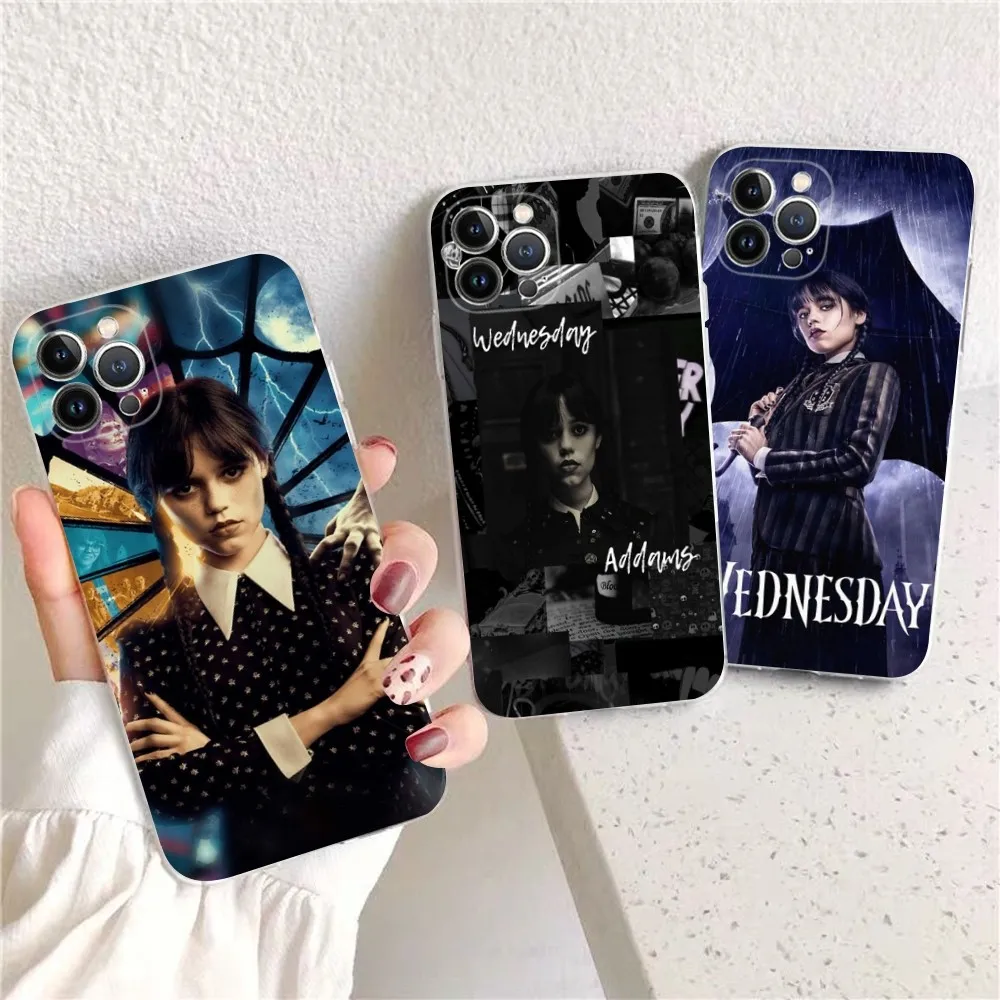 

W-Wednesday-A-Addams-Family Phone Case Silicone Soft for iphone 15 14 13 12 11 Pro Mini XS MAX 8 7 6 Plus X XS XR Cover