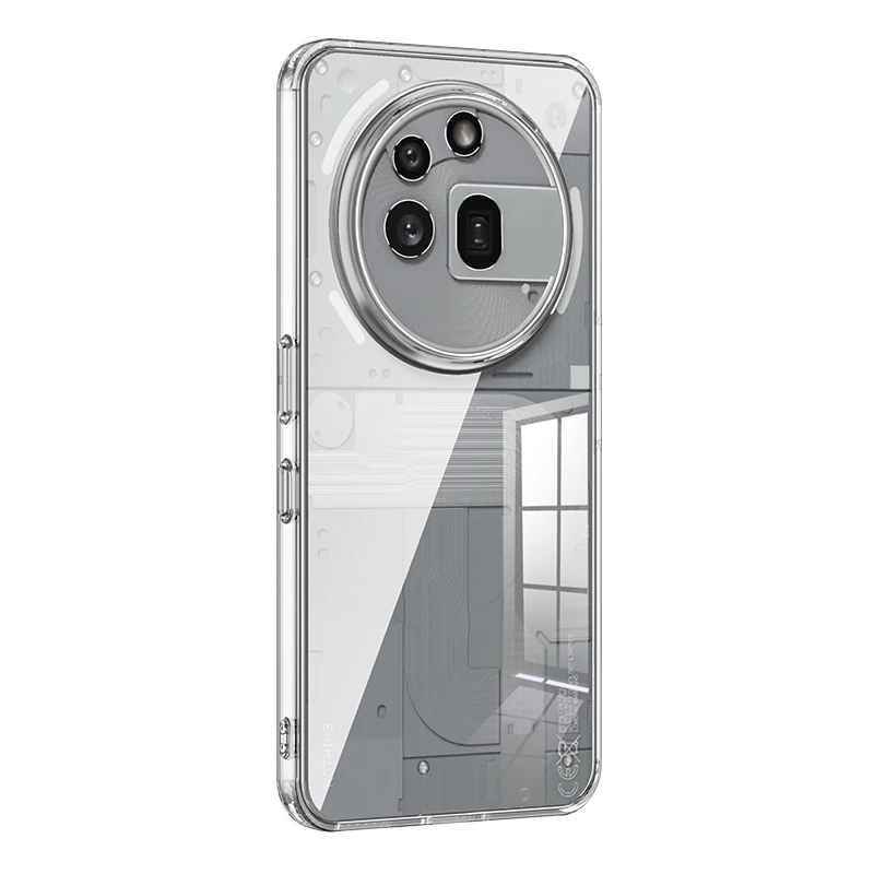 Enhanced Matte & Clear Armor Shockproof Case with Military-Grade Protection