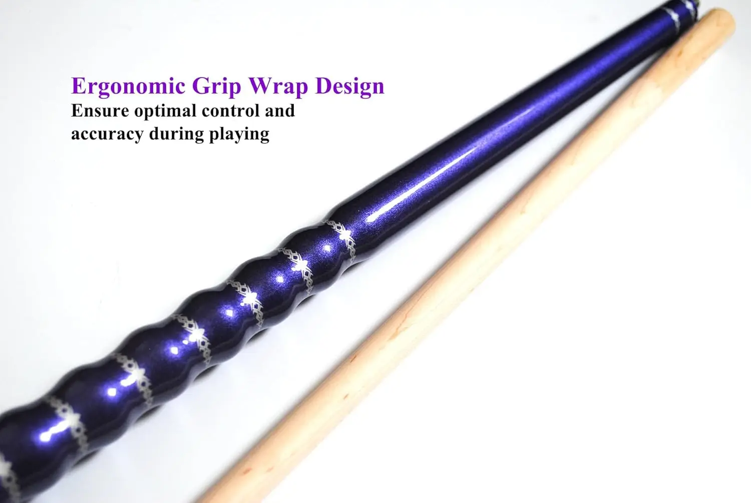 58" 2-Piece Maple Pool Cue Stick 4