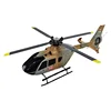 Coolbank 1/36 Scale EC135 6CH RC Helicopter W/ 6-Axis Gyro 3D/6G RC Flying Aircraft Model One Key Take Off/Landing Aircraft Boys 5