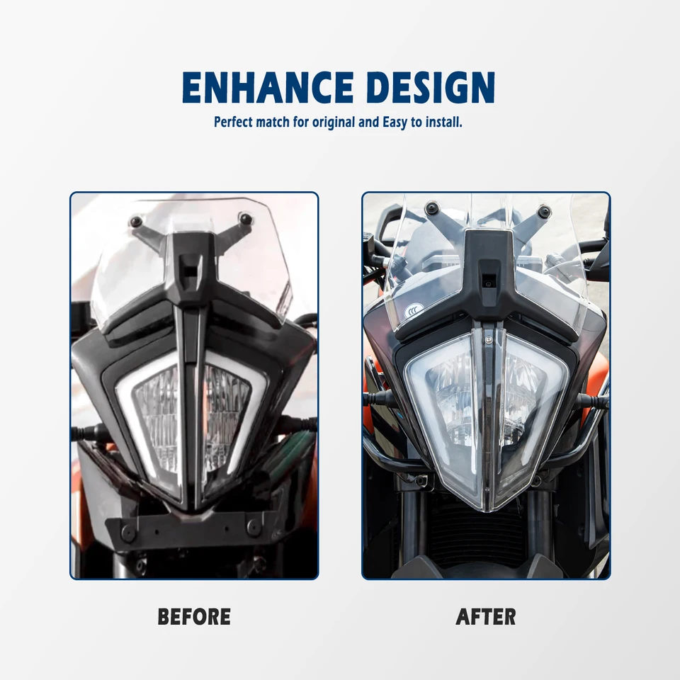 thumbnail image 2 of Headlight Protector For 2025 KTM 390 Adventure R 2 of 14