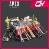 15pcs/set Apex Legends Heirloom Octane Weapon Kunai Anime Game Keychain Weapon Model Royal Katana Boy Holiday Birthday Gift Toys 1