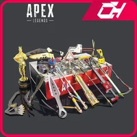 15pcs/set Apex Legends Heirloom Octane Weapon Kunai Anime Game Keychain Weapon Model Royal Katana Boy Holiday Birthday Gift Toys 1