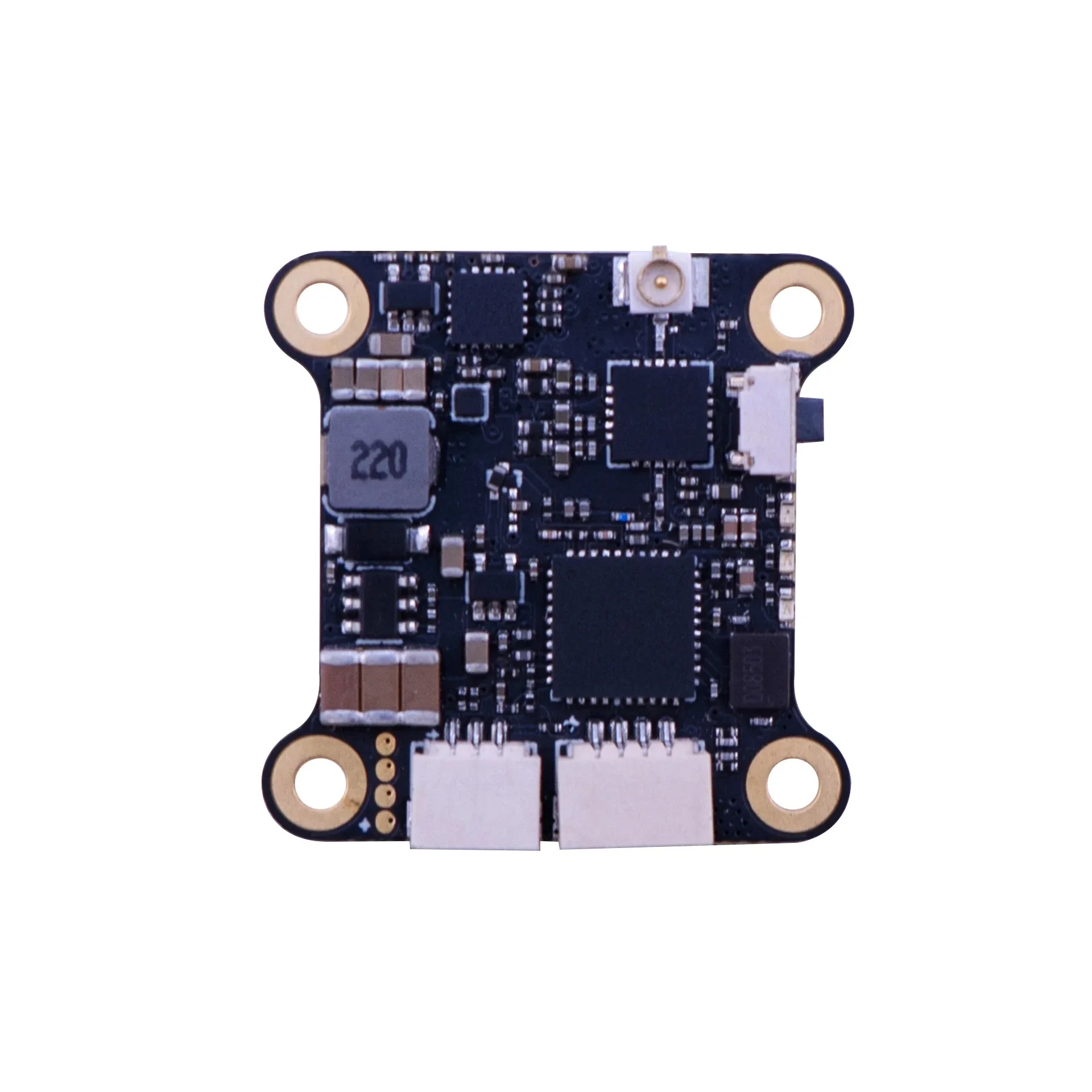 Détail du dissipateur thermique et de l'antenne de l'émetteur vidéo 5.8G 1W FPV pour drone RC HPXGRC VTX IRC Tramp