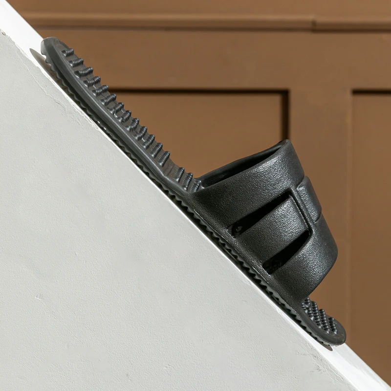 Women's Foldable Portable Slippers Non-Slip Hollow Bathroom Bath Leakage Quick-Drying Lightweight And Compact For Travel - 5