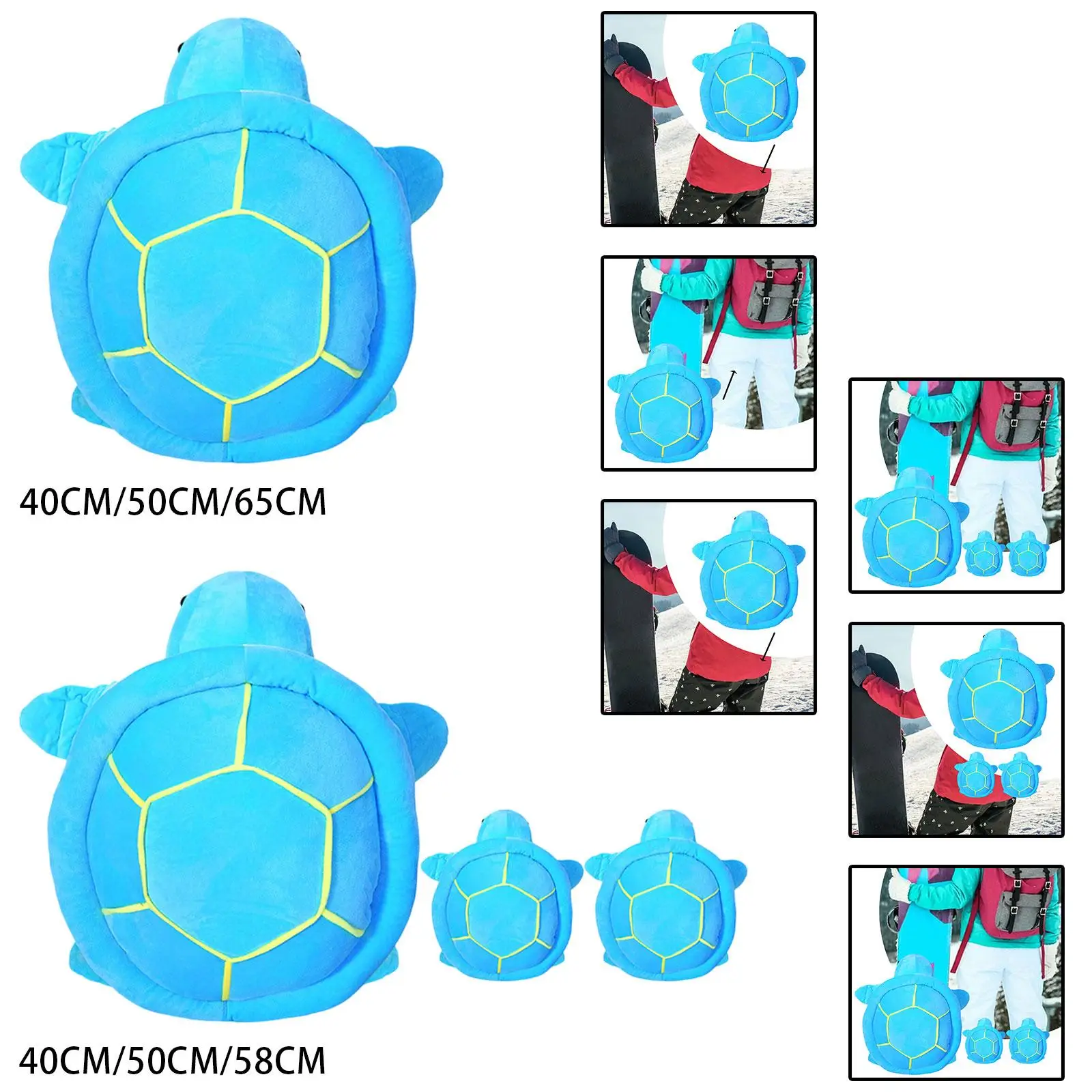 Snowboarding Hip Pad Ski Protective Gear Padded Adjustable Strap Cartoon Butt Pad Snowboard Hip Protector for Winter Sport