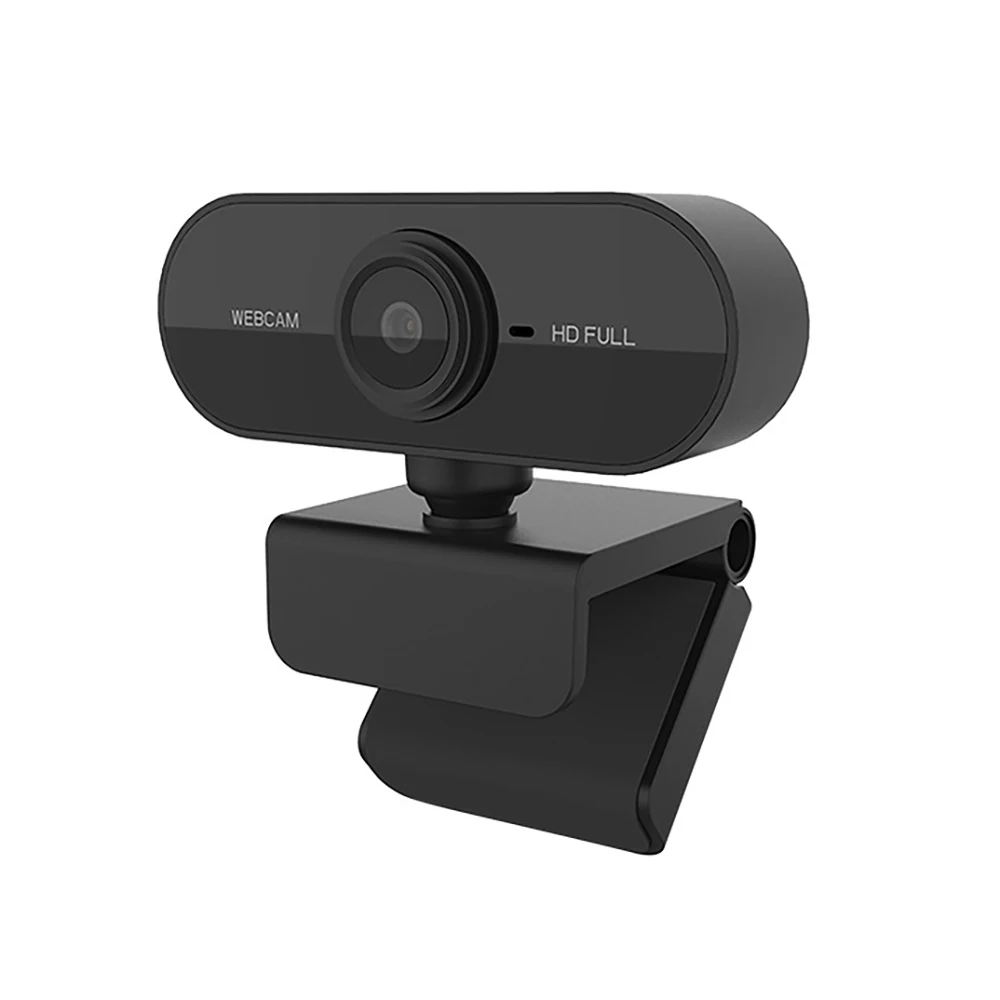 מצלמת רשת 1080P Full HD עם מיקרופון ותקע USB למחשב PC Mac Laptop Desktop Mini Camera