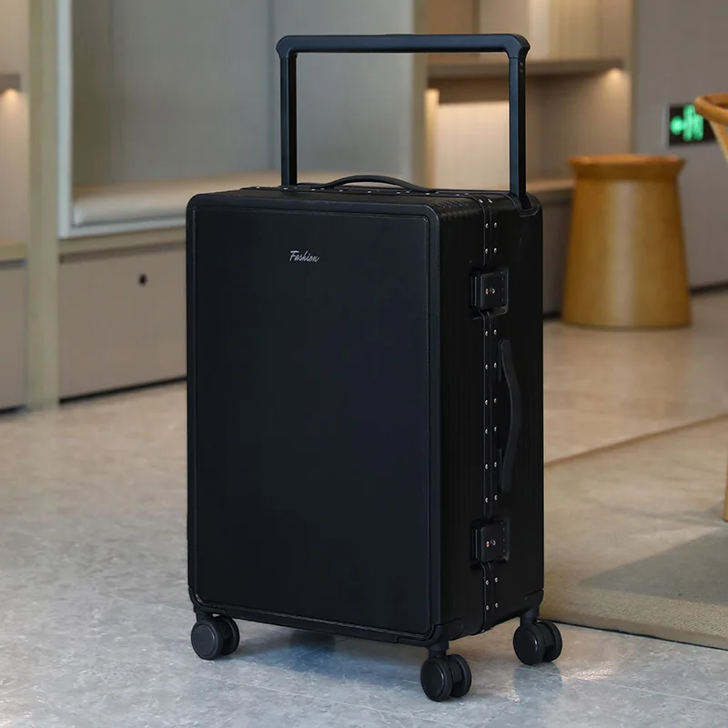 Nouvelle valise de voyage haut de gamme 2026 à poignée télescopique large