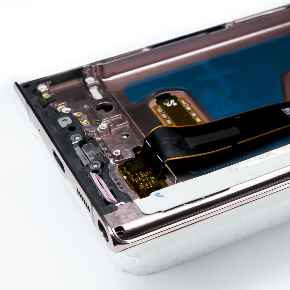 슈퍼 AMOLED 디스플레이, 프레임 LCD 포함, 삼성 갤럭시 노트 20 울트라 N985 N985F N986B 터치 스크린 디지타이저 수리