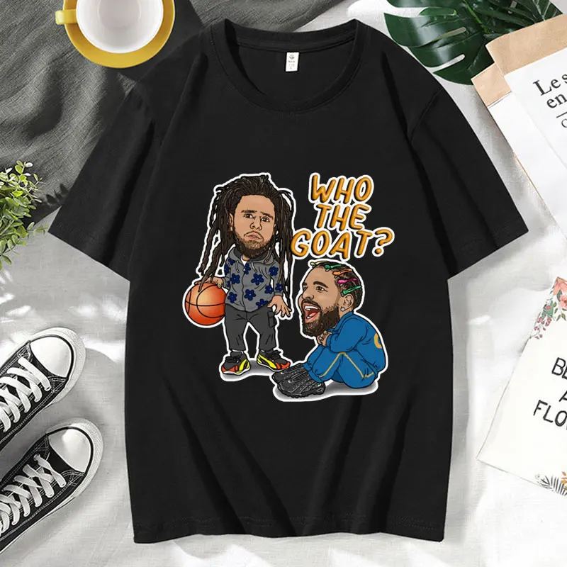 

Drake J Cole T-shirt Hip Hop ArtAdult Unisex T-shirts Birthday Gift for T-shirt Rapper Fashion T-shirts Men Women's Streetwear