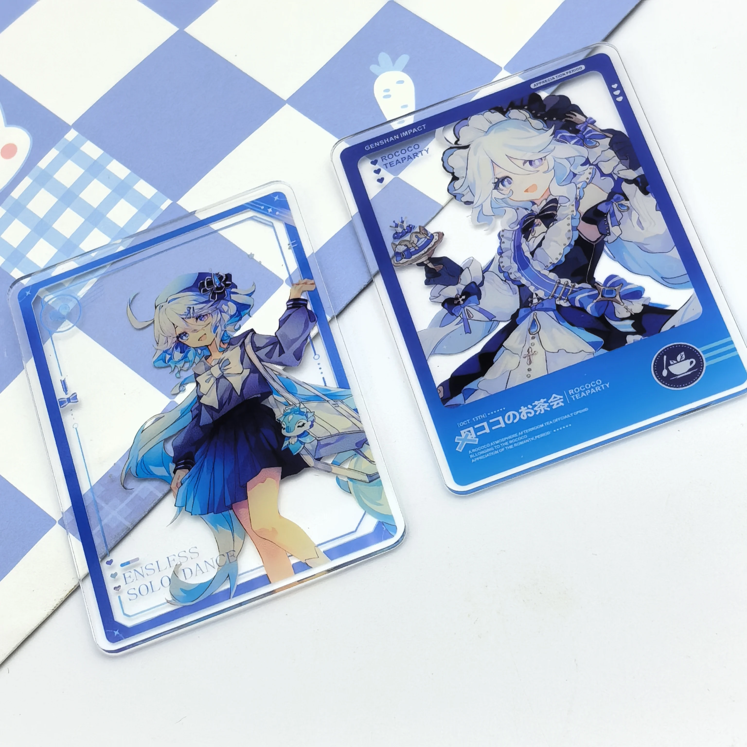 1Pc アニメゲーム原神インパクト Furina Wanderer 美しいアクリル