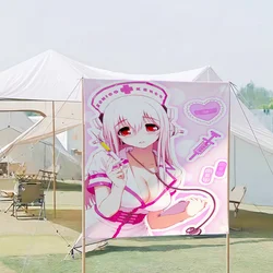 Vibrant Super Sonico Picnic & Party Flag for Home and Outdoor Decoration ( 4)