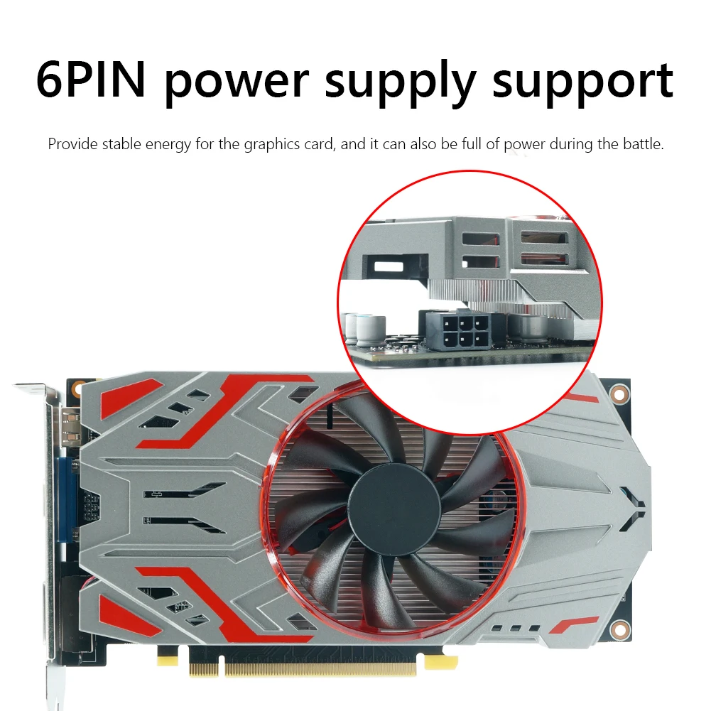 Graphic Card GTS450 1GB 2GB GDDR5 128bit Desktop Gaming Video Cards PCI-express2.0 VGA DVI HDMI-compatible With Cooling Fans