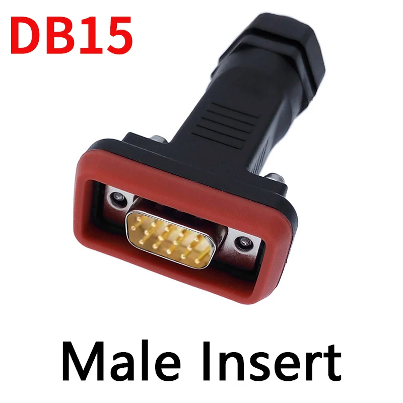 DB9 connector cable waterproof shell IP67 male&female D-SUB