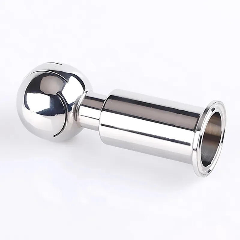 Rotating Cip Sanitary Spray Ball 1.5inch & 2inch Tri-Clamp Tank Cleaning Ball For Distillation Stainless Steel 304