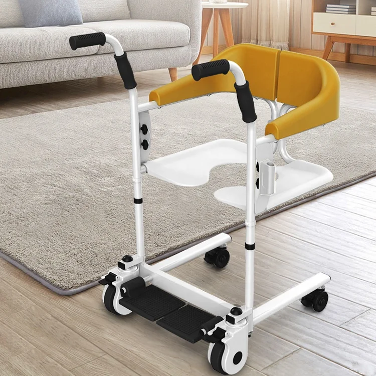Ksitex wholesale toilet commode hydraulic transfer patient lifting transfer chair 6