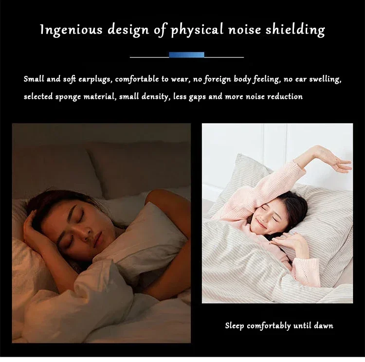 Earplugs for Sleep Special Mute Soft Slow Rebound Student Anti-Noise Protection Anti Snore Earplug Soundproof Sleeping Ear Plugs