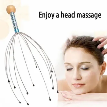 Stainless Steel Head Massager 1