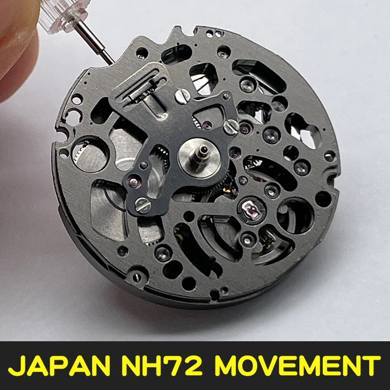 Nh72a Movement Japan Original Luxury Automatic Skeleton Mechanical Nh72 ...