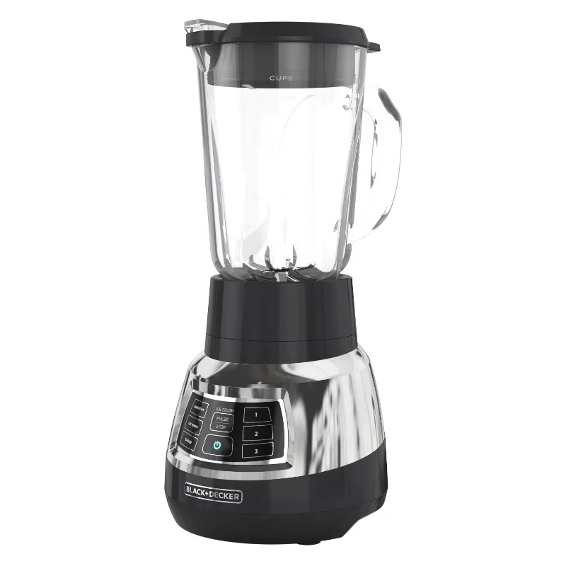 

BLACK+DECKER Quiet Blender with Cyclone® Glass Jar, BL1400DG-P