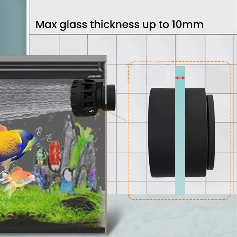 ZKSJ Mini Slim 2000/3000 App Programmiert Ultra Quiet DC Mini Aquarium Wavemaker Umwälzpumpe für Marine Coral Reef Aquarium – Detail 6