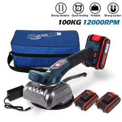 Professional 88VF Automatic Electric Tiling Machine 5 Gears Rechargeable Floor Laying Leveling Tool Bubble Leveler Power Tools