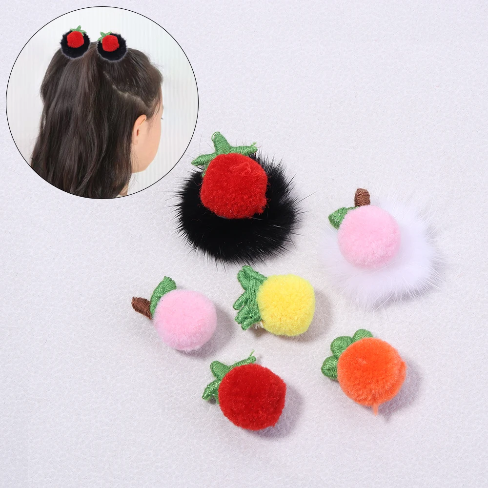 Vibrant 15mm Mixed Fluffy Pom Poms for Crafts and Home Decor