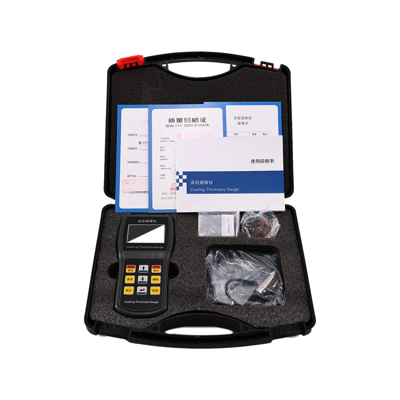 

Coating Thickness Gauge RJTC1250 Iron Aluminum Dual Purpose Automobile Paint Film Gauge Thickness Gauge 0.1 μ M High Precision