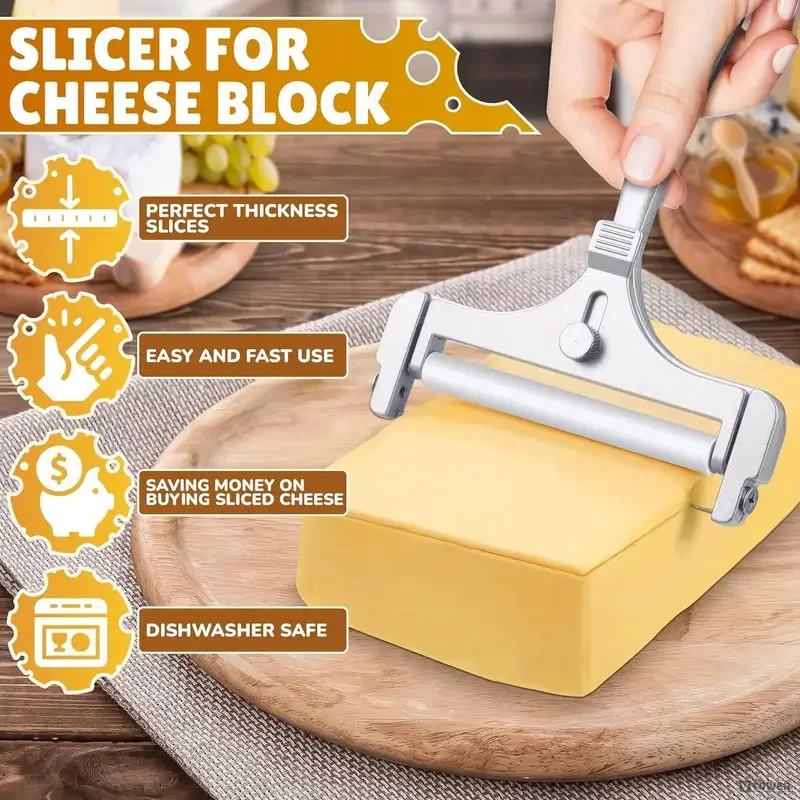 Cheese Slicer Stainless Steel Handheld Cheese Butter Slicer Cutter Grinder Cutting Knife Tools Kitchen Accessories