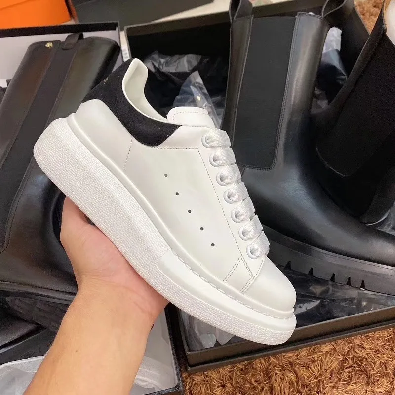 

Autumn Winter Small White Shoes Trend Unisex Luxury Brand Design Men's and Women's Thick Sole Elevated Casual Board Shoes