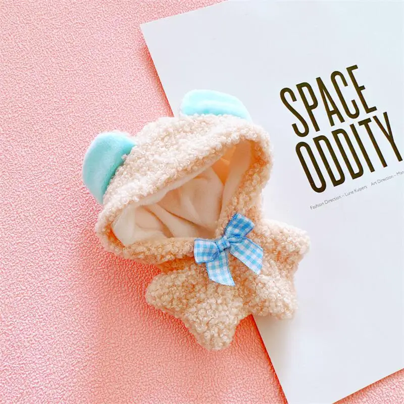 thumbnail image 1 of Mini ropa de peluche para muñecas, traje de 17cm, accesorios para Kpop, Exo, Labubu, Idol, conejo, mono, ropa para fanáticos, regalo DIY, 1 of 5