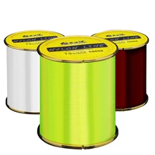 

500m Nylon Fishing Line Super Strong Brand Fishing Line 4 Colors Monofilament Main Line Rock Sea Telescopic Pesca Accesorios Mar