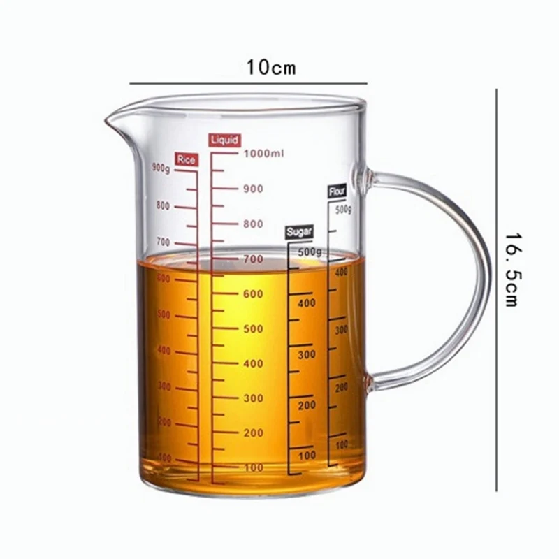 Tempered Glass Dining Accessorie  Tempered Glass Microwave Tool - Measuring  Cup - Aliexpress