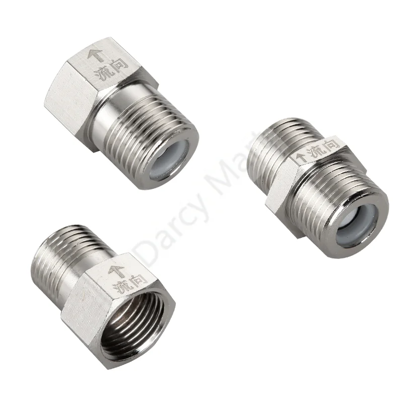 

1/2" BSP Male Female Thread Brass One Way Non-return Check Valve For Water Tank Water Heater Toilet