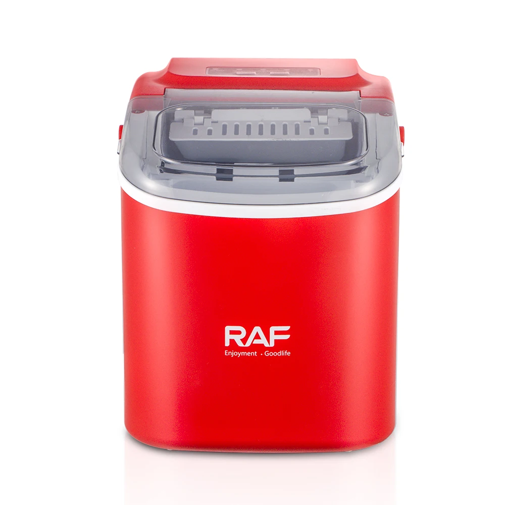 RAF Countertop Electric Ice Maker Machine for Home Office Parties-Bullet Ice with Scoop and Basket New Design