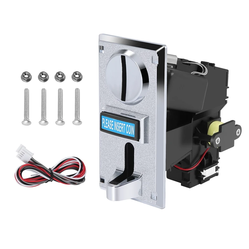 

Durable Programable Plastic Multi Coin Acceptor Electronic Roll Down Coin Acceptor Selector Mechanism Side Coin Selector